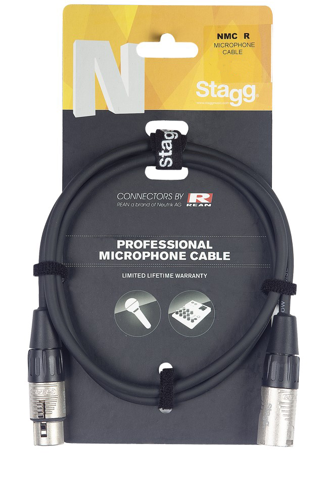 

Микрофонный кабель XLR Male-XLR Female 10м Stagg NMC10R
