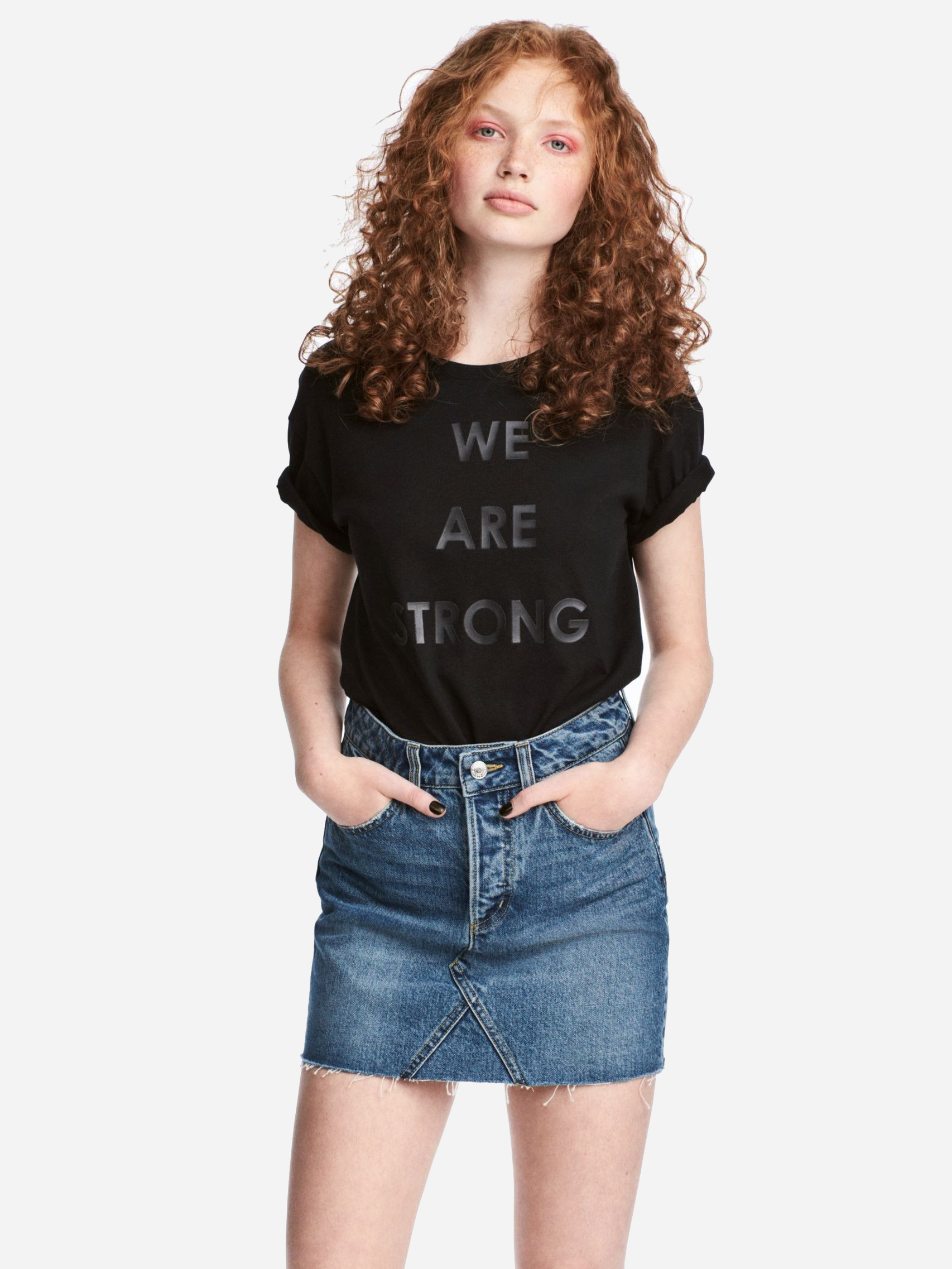 

Футболка H&M 548413612 XS Черная