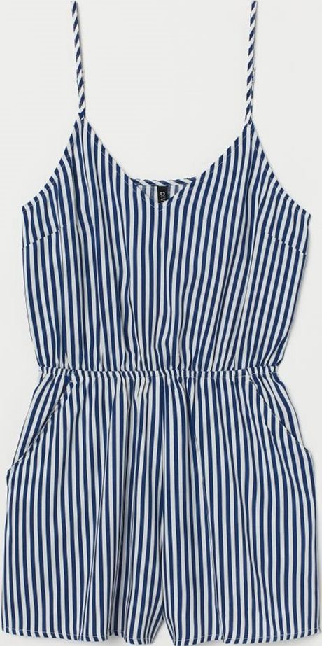 

Комбинезон H&M 681181912 36 Синий с белым