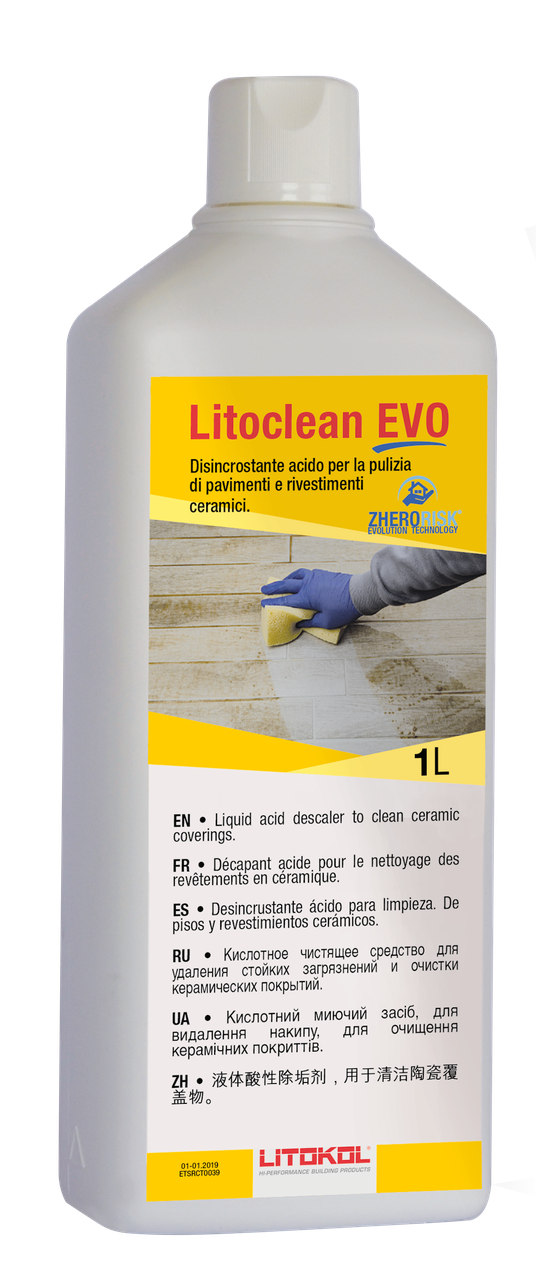 

Жидкость для очистки плитки Litokol Litoclean EVO (литокол литоклин ево) 1л