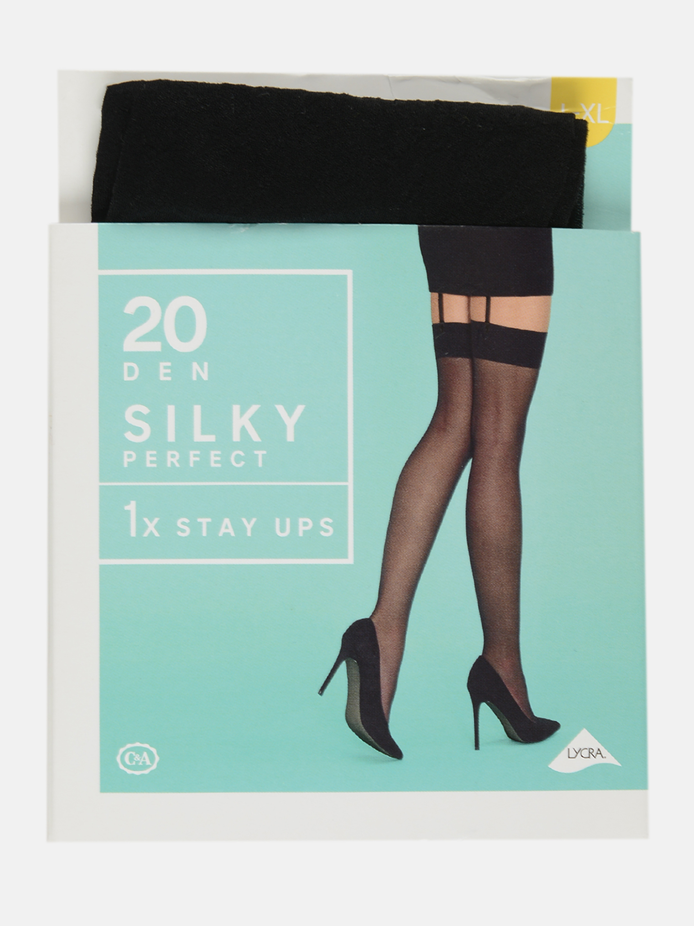 

Чулки C&A 223-02-26105-910 L-XL 20 Den Черные