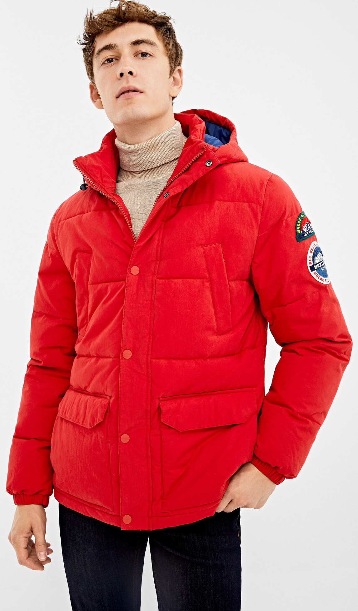 

Пуховик Springfield 2836580-61 L Красный
