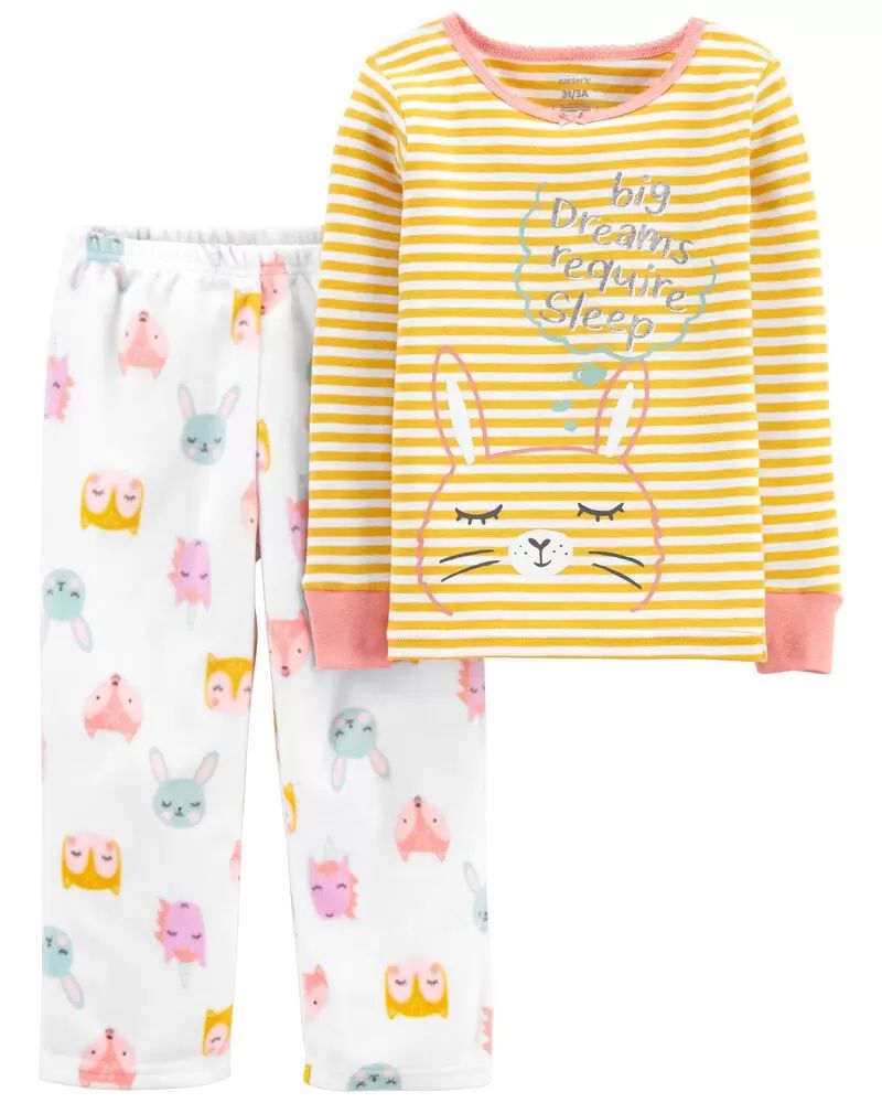 

Пижама флисовая Carters 5Т 105-110 см кролик bunny 2J237010