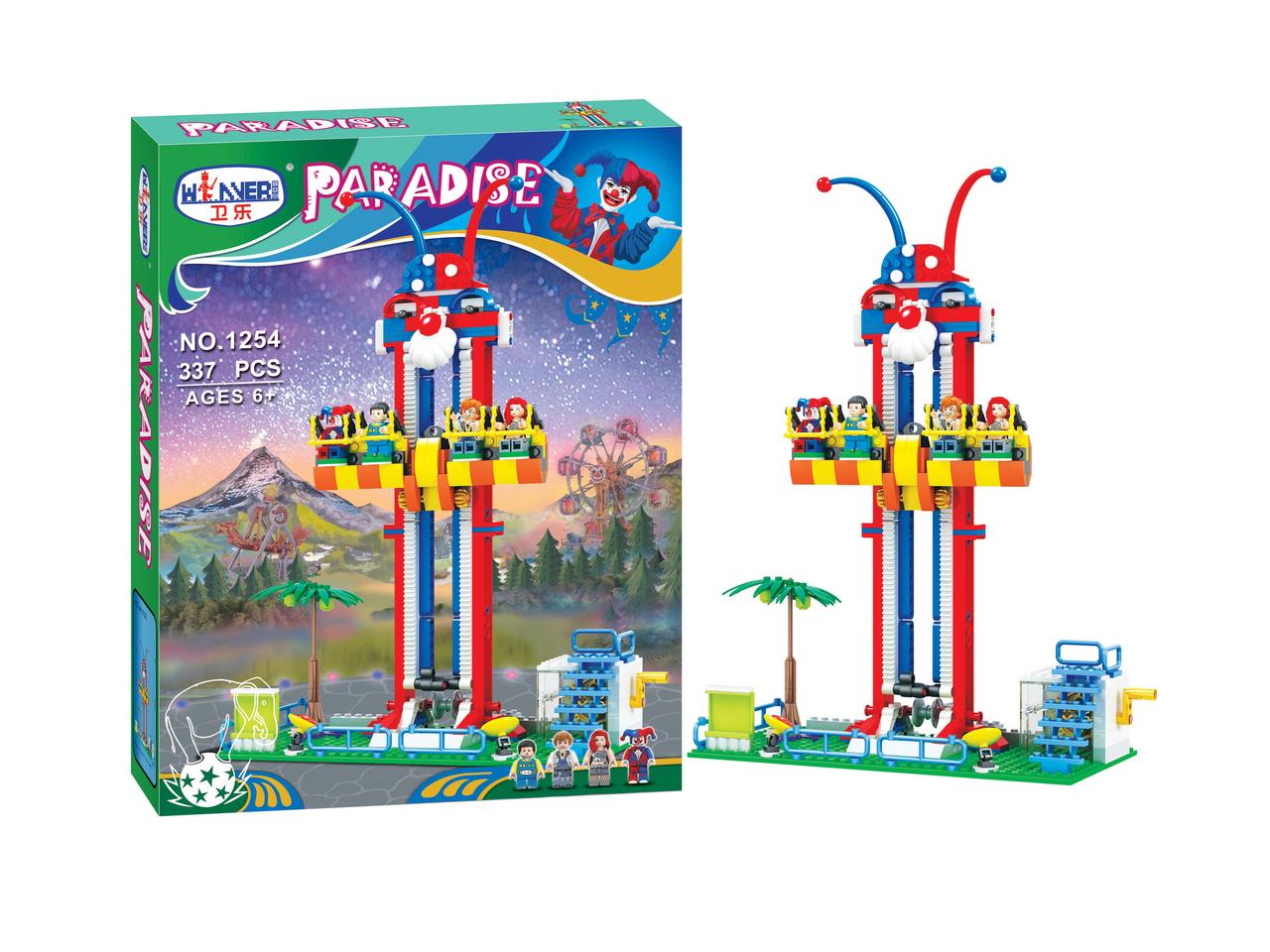 

Конструктор Winneri Парк аттракционов Карусель скамейка 340 элементов (1254) (6910010012549)