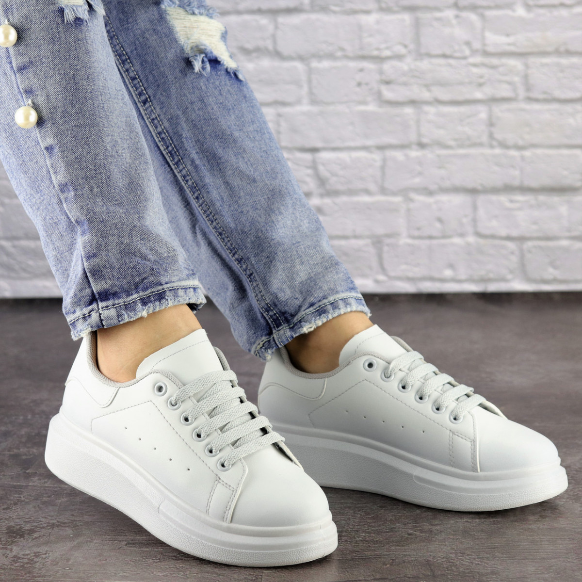 

Женские кеды Fashion Barkley 1461 39 размер 24 см Серый