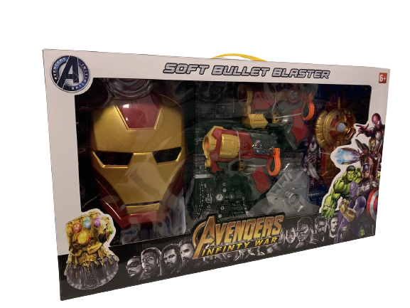 

Игровой набор Железный человек с оружием и акссесуарами Avenger Мстители