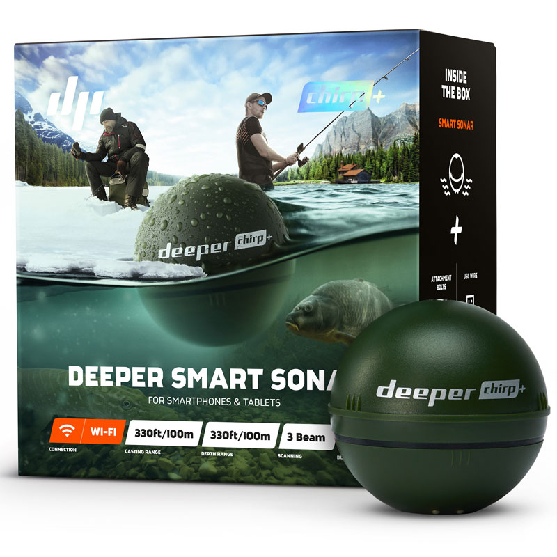 

Беспроводной забрасываемый эхолот Deeper CHIRP+