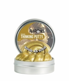 

Жвачка для рук Crazy Aarons Thinking Putty Чистое золото, 45 гр (GD011)