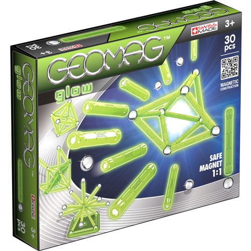 

Светящийся магнитный конструктор Geomag Glow 30 деталей | Геомаг