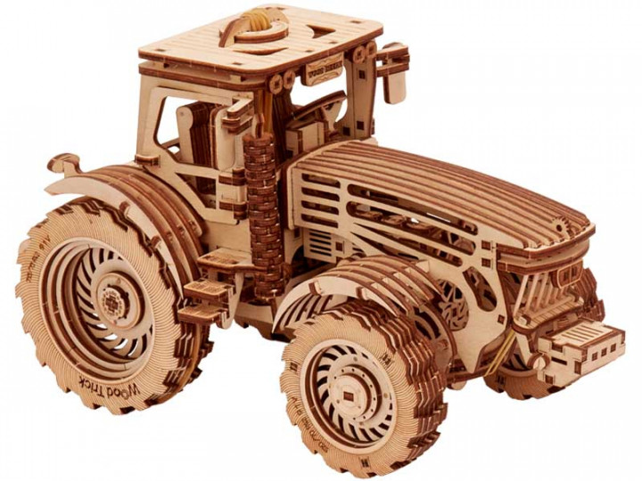 

Деревянный 3D конструктор Wood Trick Трактор 401 деталей