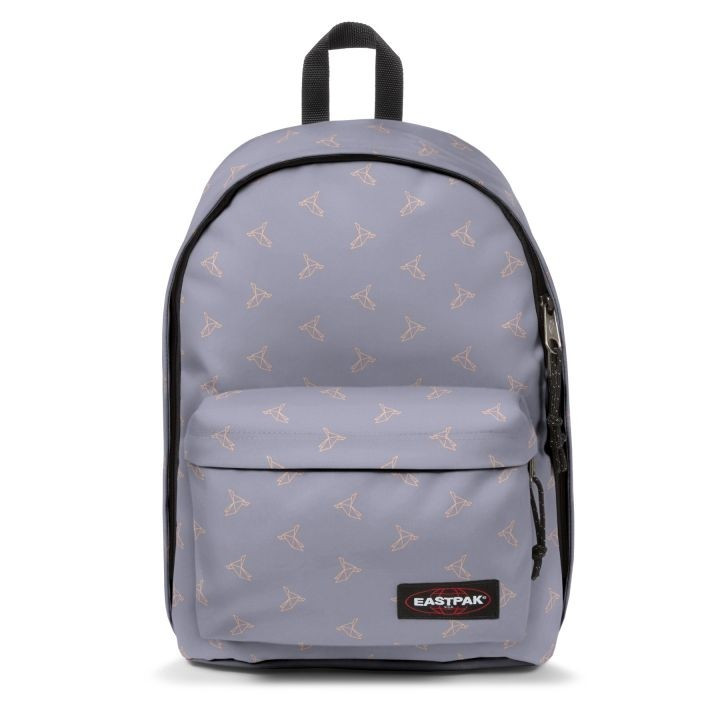 

Рюкзак Eastpak Out Of Office Minigami Birds, 27 л, светло-серый