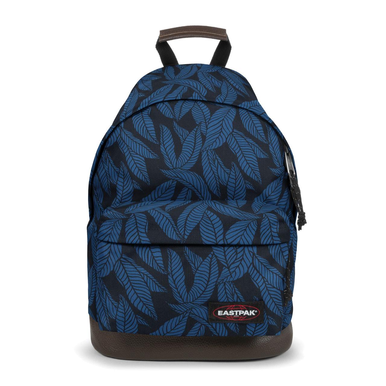 

Рюкзак Eastpak Wyoming Leaves Blue, 24 л, синий
