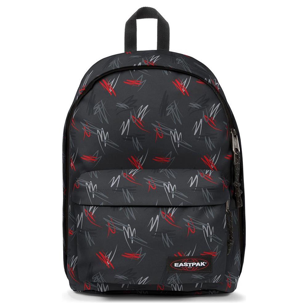 

Рюкзак Eastpak Out Of Office Scribble Black, 27 л, темно-серый