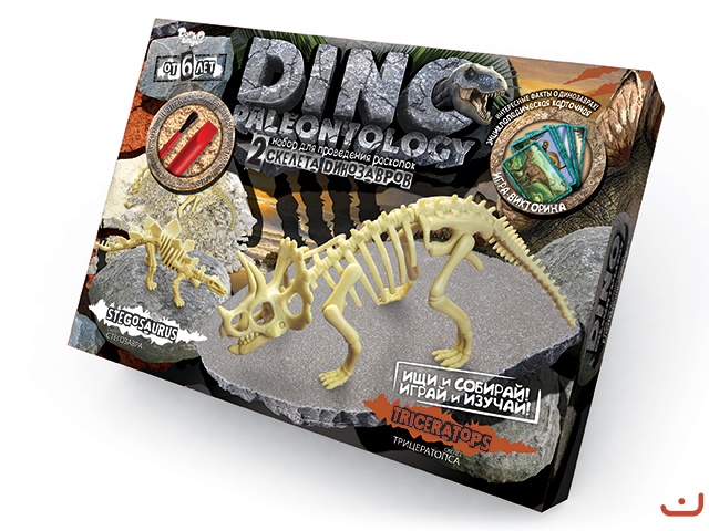 

Набор для проведения раскопок DINO PALEONTOLOGY DP-01-02 большой Dankotoys (DP-01-01,02,0) (101185)