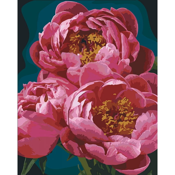 

Картина по номерам Пышность пионов Идейка (KHO3044) (109697)