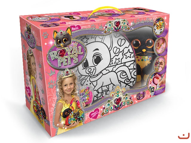 

Набор креативного творчества ROYAL PET S сумочка-раскраска + котик Dankotoys (RP-01-01U) (48905)