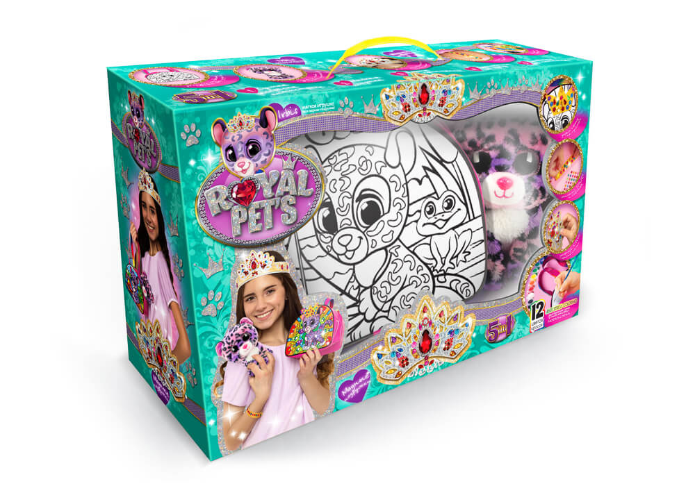 

Набор ROYAL PET S сумочка-раскраска + игрушка Котик рус Dankotoys (RP-01-05) (105097)