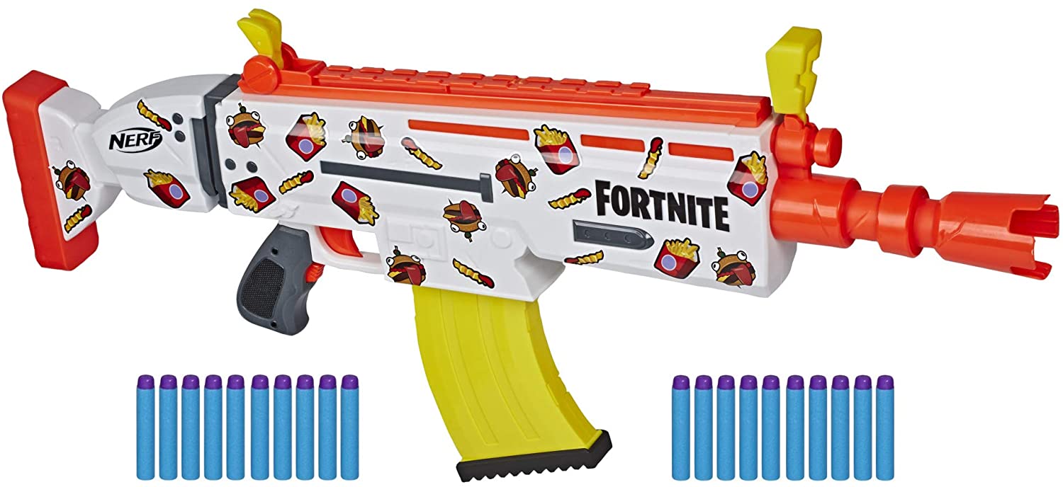 

Бластер Нерф Фортнайт Бургер с наклейками Nerf Fortnite AR-Durrr Burger