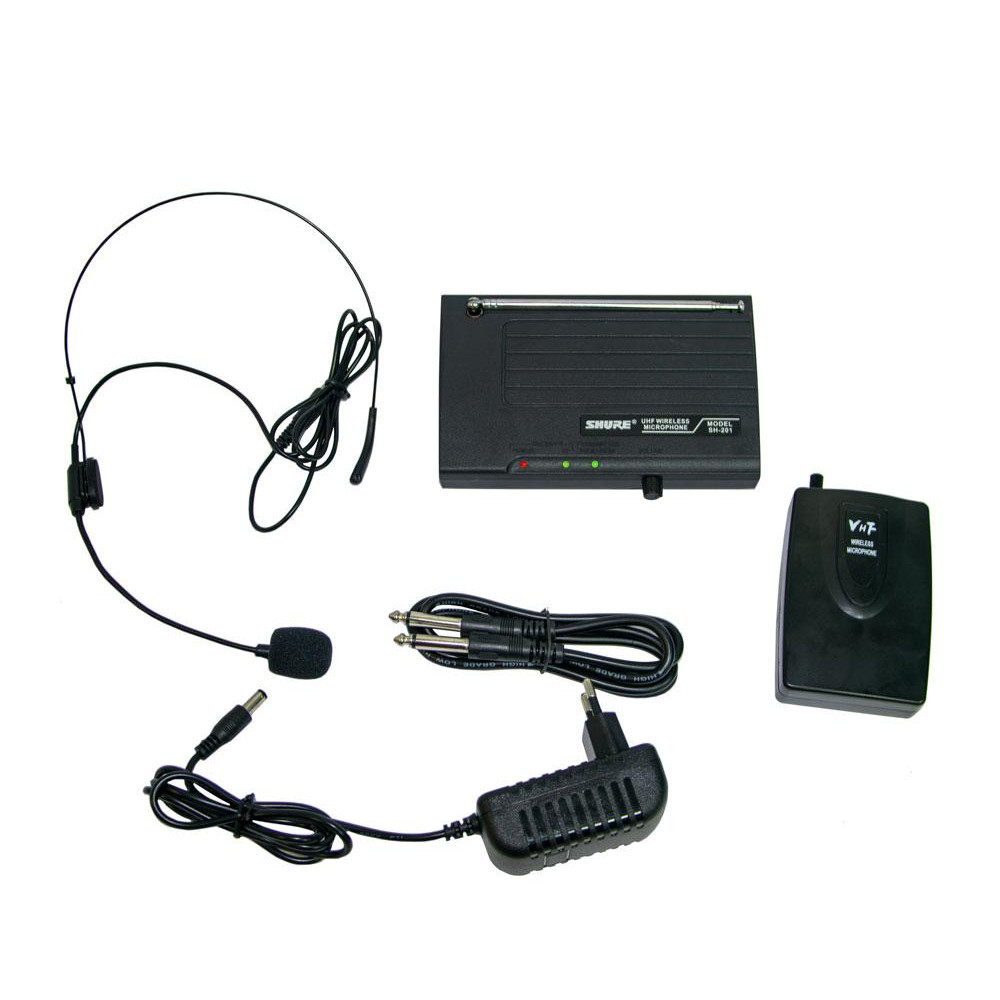 

Радіосистема з наголовним мікрофоном Wireless Microphone System SH-201 чорна (VS7003671)