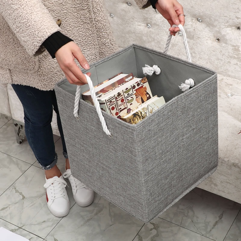 

Корзина для игрушек, белья, хранения Gray Berni Home Серый (57258)