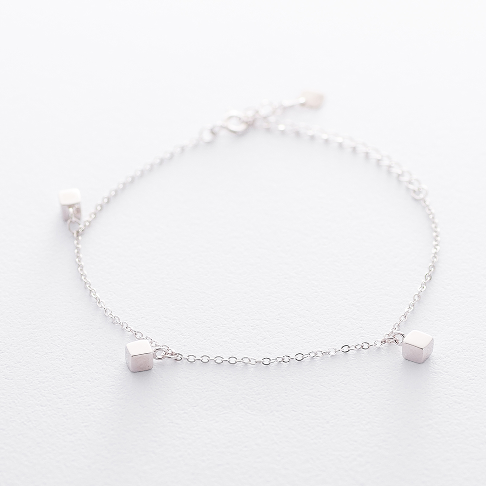 

Серебряный браслет S-ONIKS «Квадратики» 22 см (3.2 г) модели 141281-3,2-22