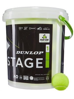 

Теннисный мяч Dunlop Stage 1 (green) Bucket 60