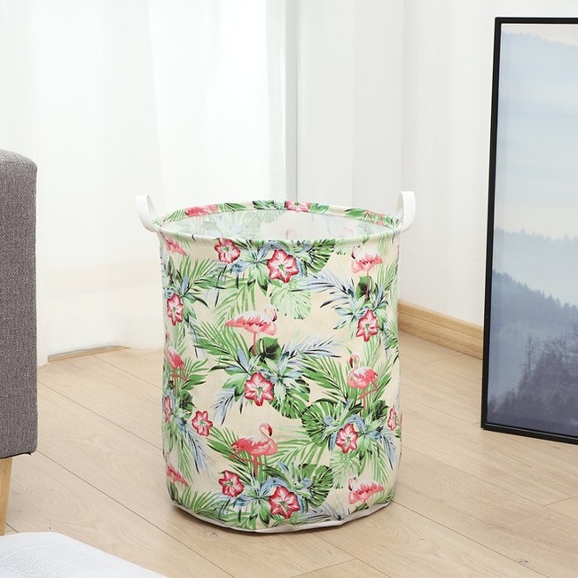 

Корзина для игрушек, белья, хранения Big flamingo Berni Home Зеленый (57264)