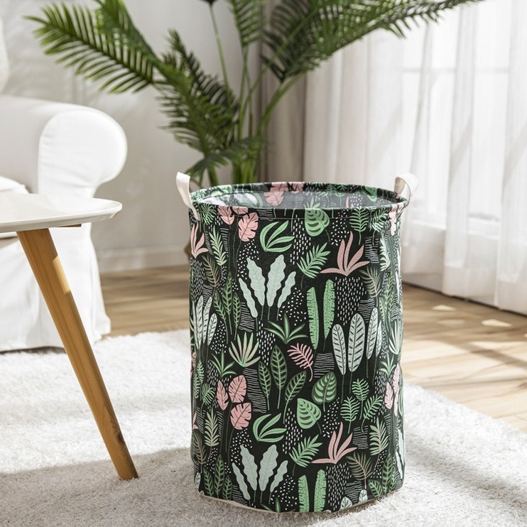 

Корзина для игрушек, белья, хранения Green plants Berni Home Зеленый (57271)