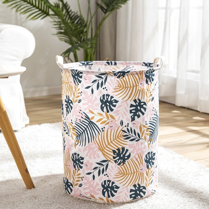 

Корзина для игрушек, белья, хранения Bright leaves Berni Home Синий (57269)
