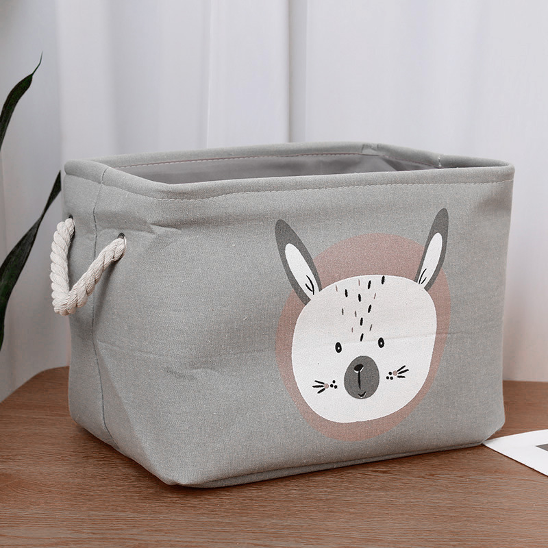 

Корзина для игрушек, белья, хранения Bunny Berni Home Серый (57255)