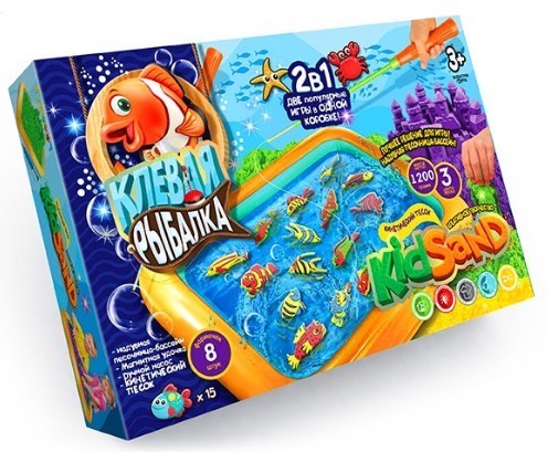 

Магнитная рыбалка 2 в 1 "Клевая рыбалка + KidSand" (рус)