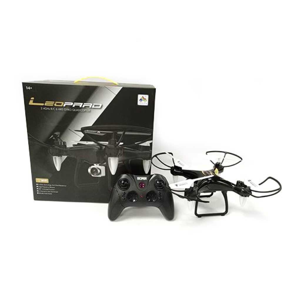 

Квадрокоптер LD, Leopard H237, камера, свет, запасные лопости, USB, 31х31х14 см, черный