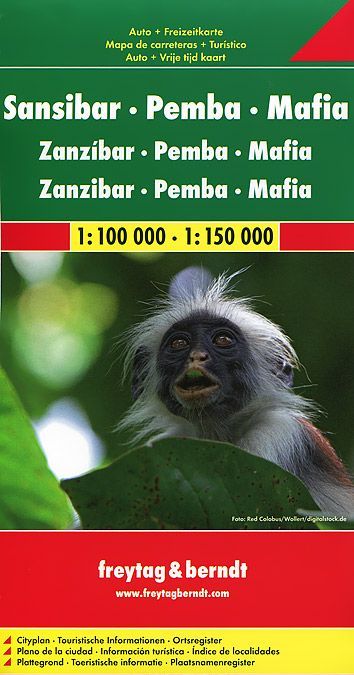 

Zansibar: Pemba: Mafia: Auto + Freizeitkarte