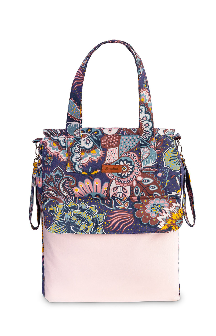 

Сумка для мам Sensillo Mama Bag Boho Brudny Roz с креплением к коляске