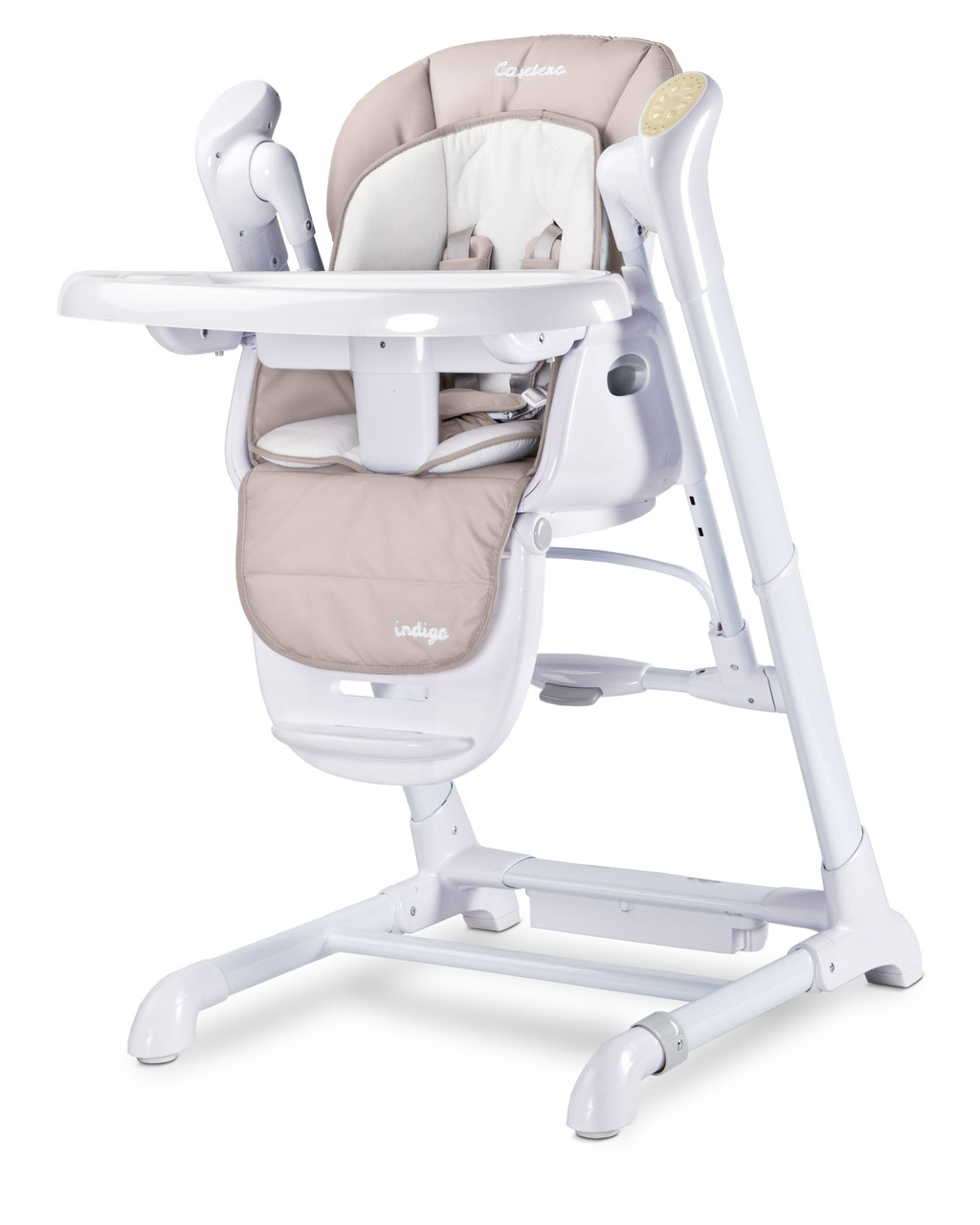 

Стульчик для кормления + качель Caretero Indigo Beige