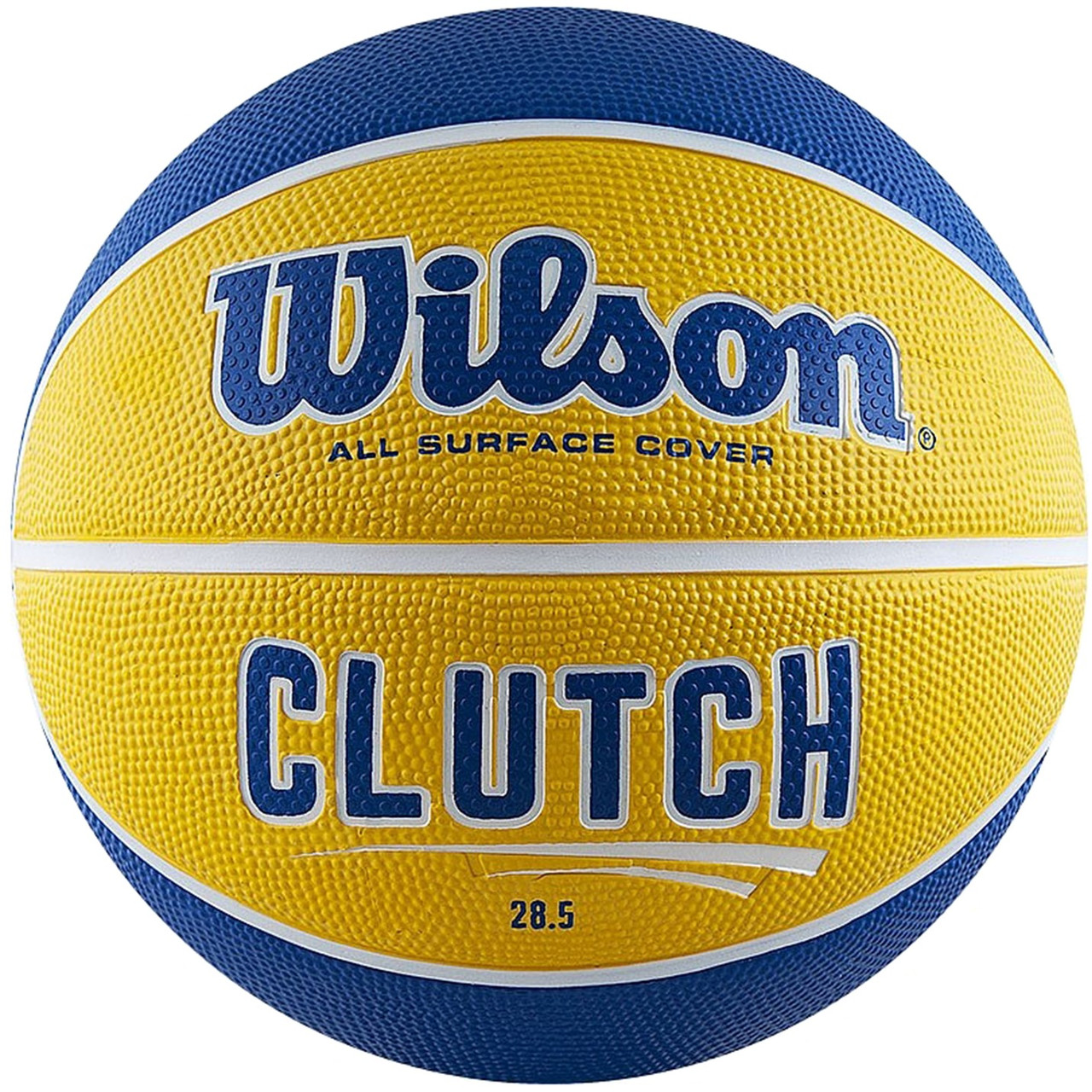 

Мяч баскетбольный Wilson CLUTCH 285 размер 6 резиновый желто-синий (WTB14198XB06)