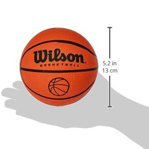 

Мини-мяч баскетбольный WILSON MICRO BASKETBALL размер 1 резиновый оранжевый (B1717)
