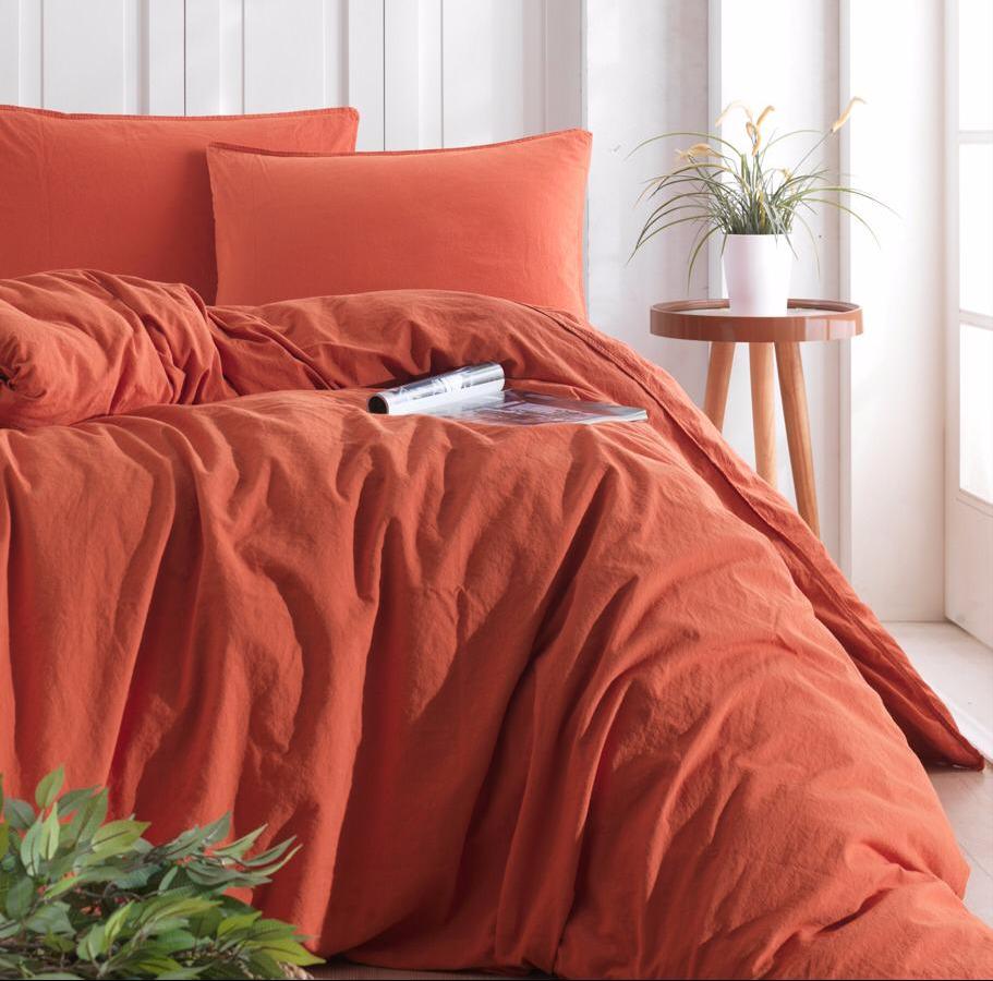 

Комплект постельного белья SoundSleep Stonewash Orange 160х220х2