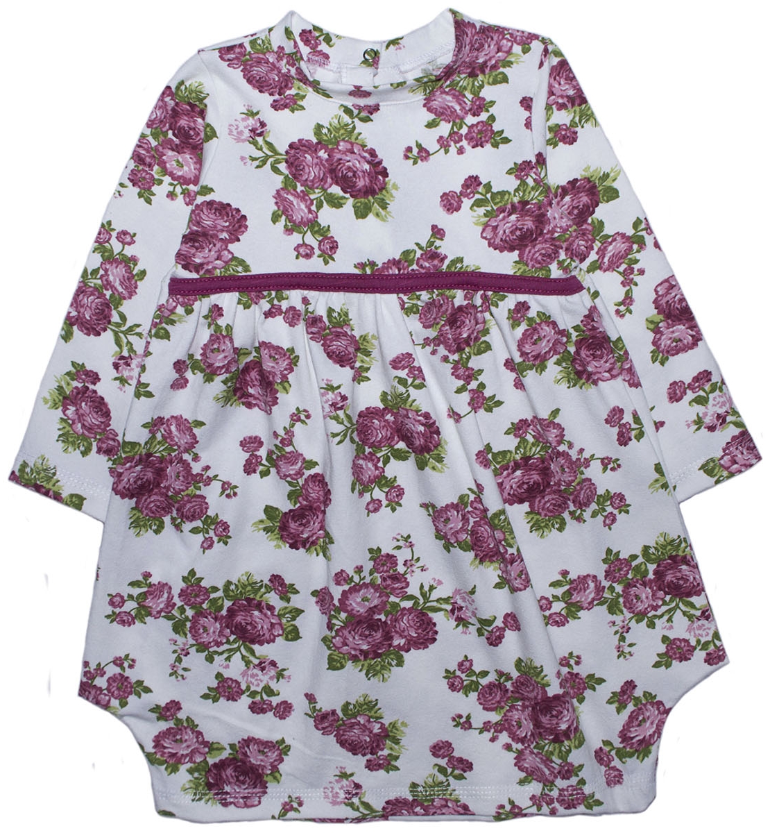 

Платье с длинными рукавами Малыш Style ПЛ-10 86-92 см Фиолетовые цветы