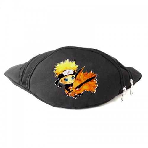 

Сумка Бананка на пояс Наруто (Naruto-03) Cappuccino Toys черная