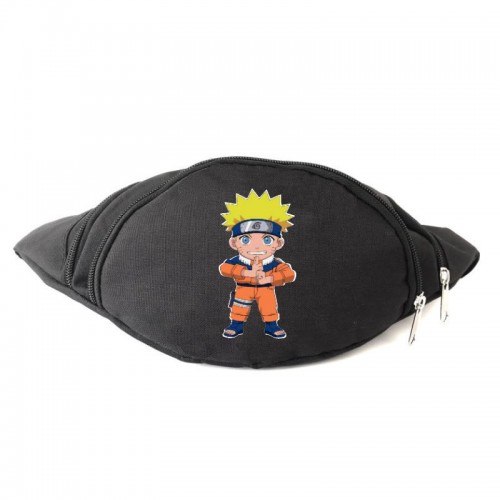 

Сумка Бананка на пояс Наруто (Naruto-010) Cappuccino Toys черная