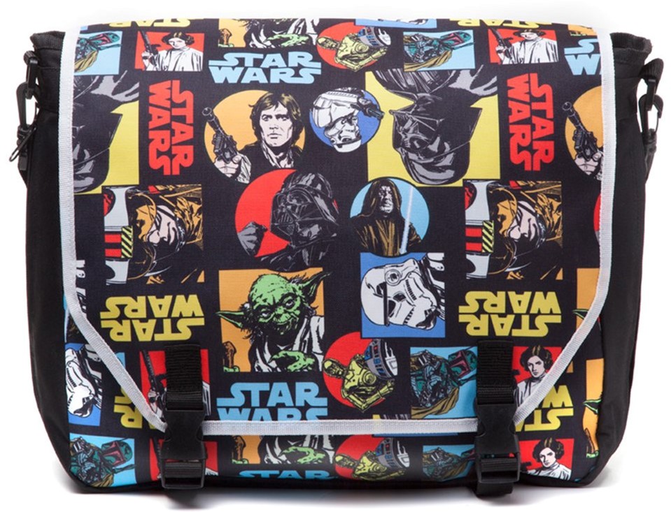 

Сумка Difuzed Звездные войны - Star Wars - Retro Characters Comic Style Messenger bag (MB111925STW)