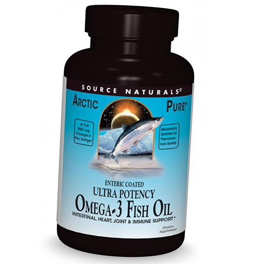 

Ultra Potency Omega-3 Fish Oil Source Naturals 60гелкапс (67355008)