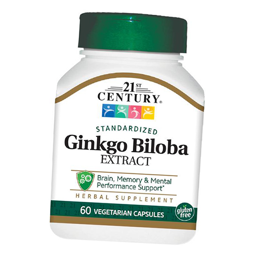 

Гинкго Билоба, Ginkgo Biloba, 21st Century 60вегкапс (71440001)