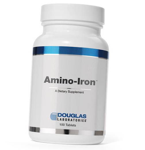 

Хелат Железа, Amino-Iron, Douglas Laboratories 100таб (36414015)