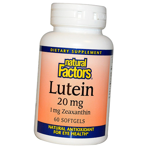 

Lutein 20 Natural Factors 60гелкапс (72406001)