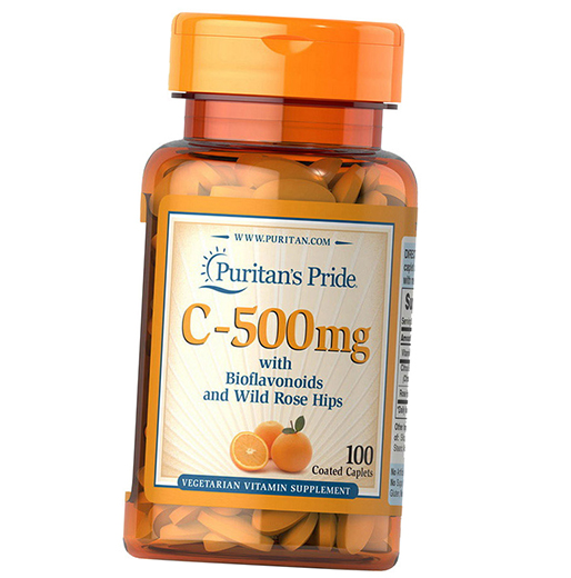 

Витамин С с Биофлавоноидами и Шиповником, Vitamin C-500 with Bioflavonoids and Rose Hips, Puritan's Pride 100каплет (36367176)