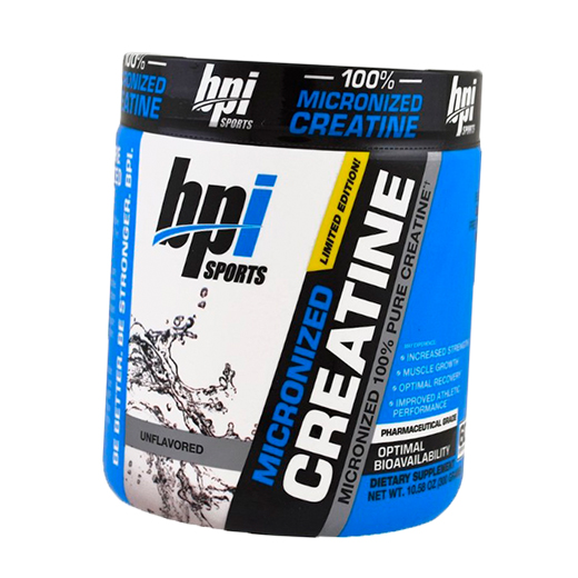 

Моногидрат, Micronized 100% Pure Creatine, BPI Sports 300г Без вкуса (31082002)