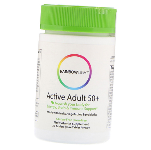

Комплекс витаминов после 50 лет, Active Adult 50 plus, Rainbow Light 30таб (36316004)