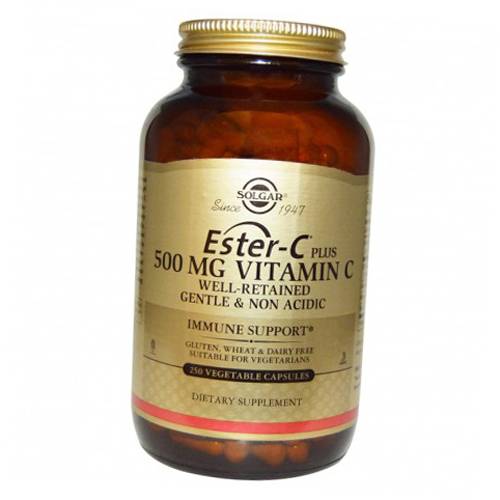 

Эстер-С плюс Витамин С, Ester-C 500 plus Vitamin C, Solgar 250вегкапс (36313206)